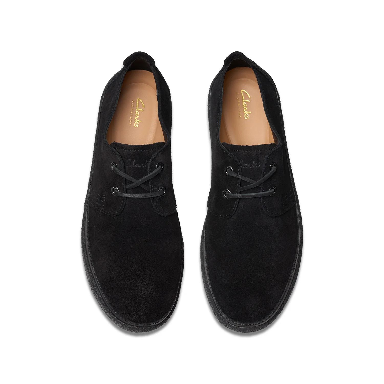 Mens - Clarkwood Low Black Sde - Image 6