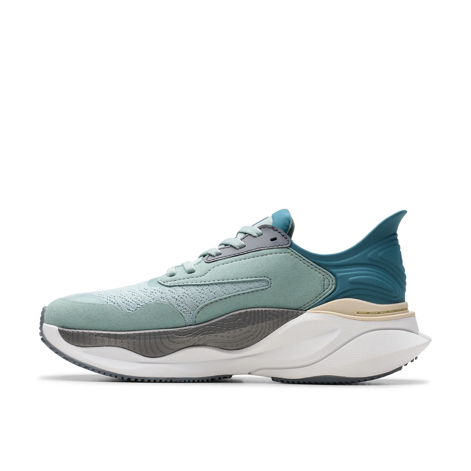 Womens - Clarks Pace Aqua Combination - Image 2