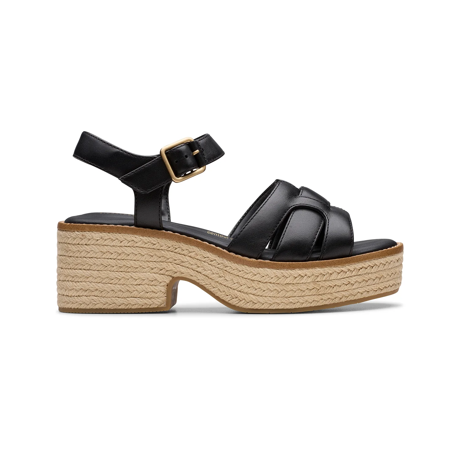 Womens Coledale Strap Black Leather