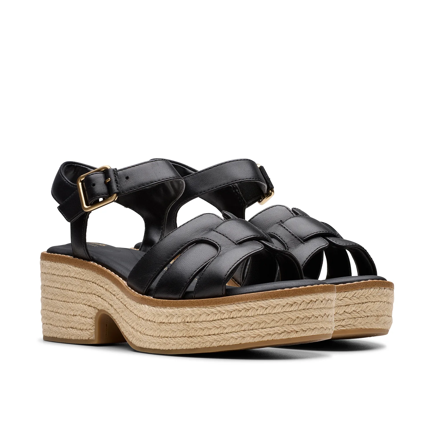 Womens Coledale Strap Black Leather - Image 4