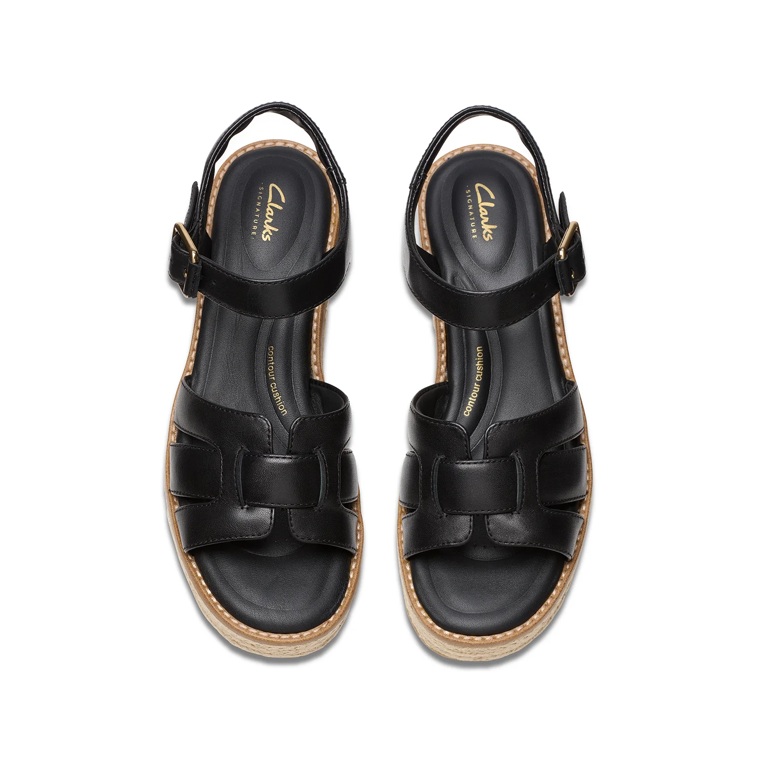 Womens Coledale Strap Black Leather - Image 6