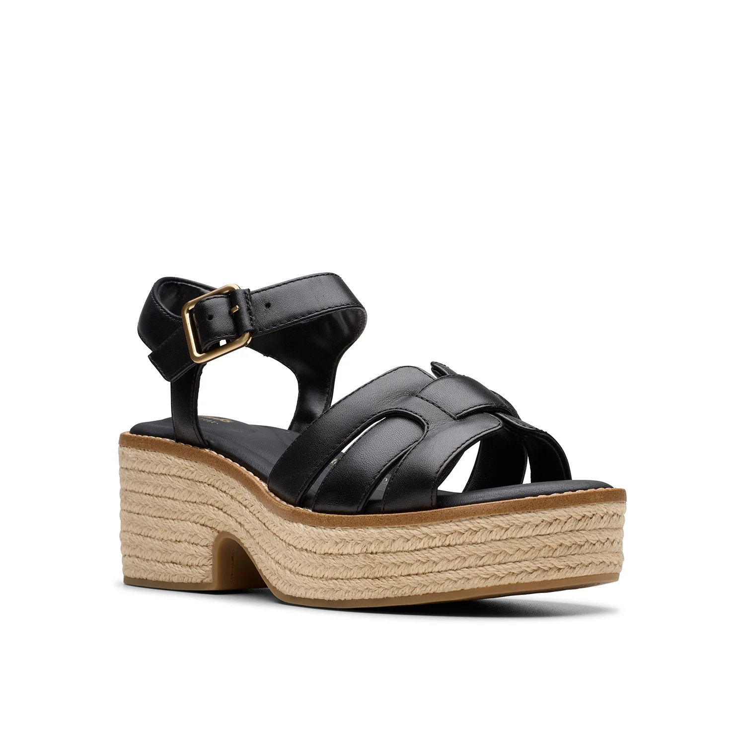Womens Coledale Strap Black Leather - Image 7