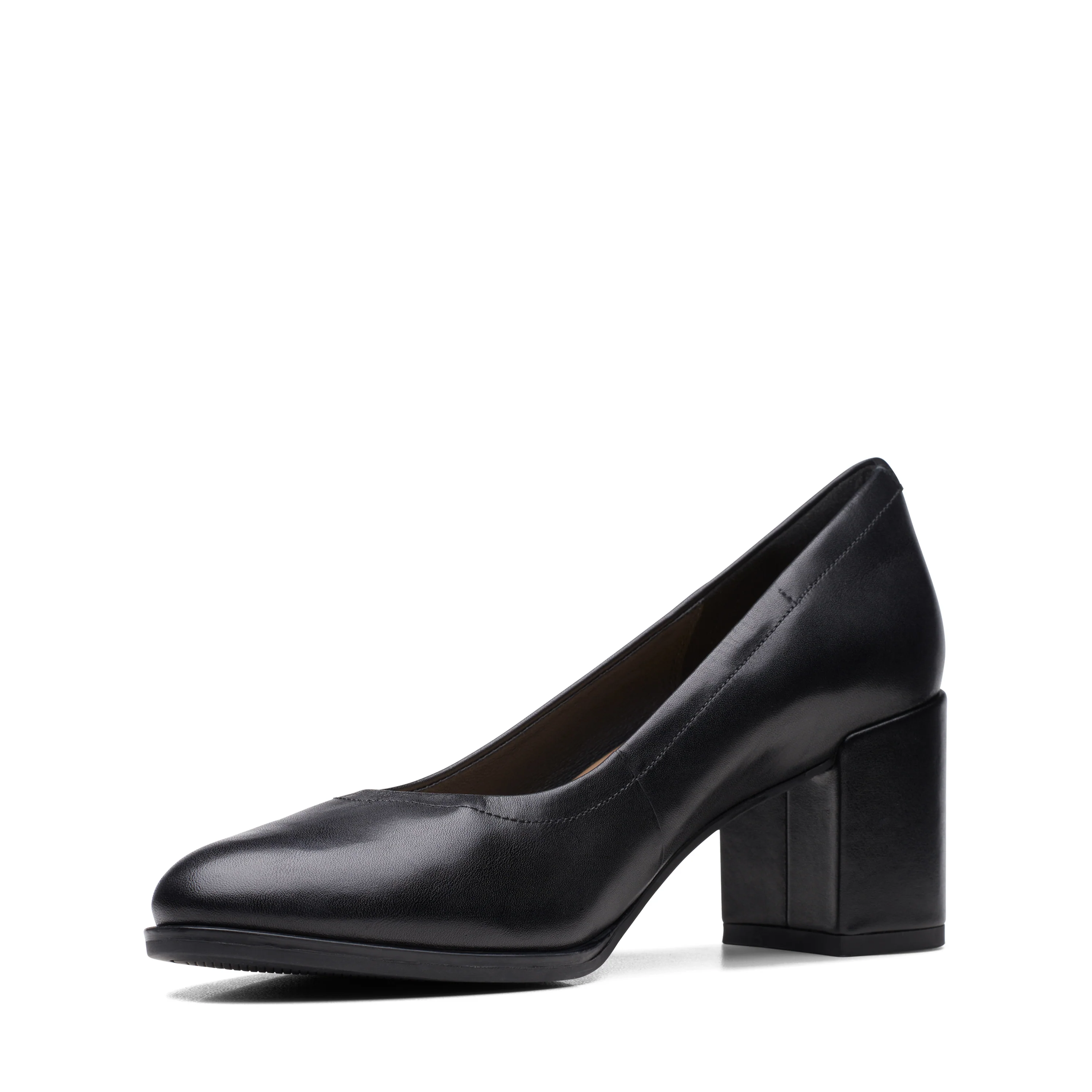 Womens Freva 55 Court Black Leather - Image 4