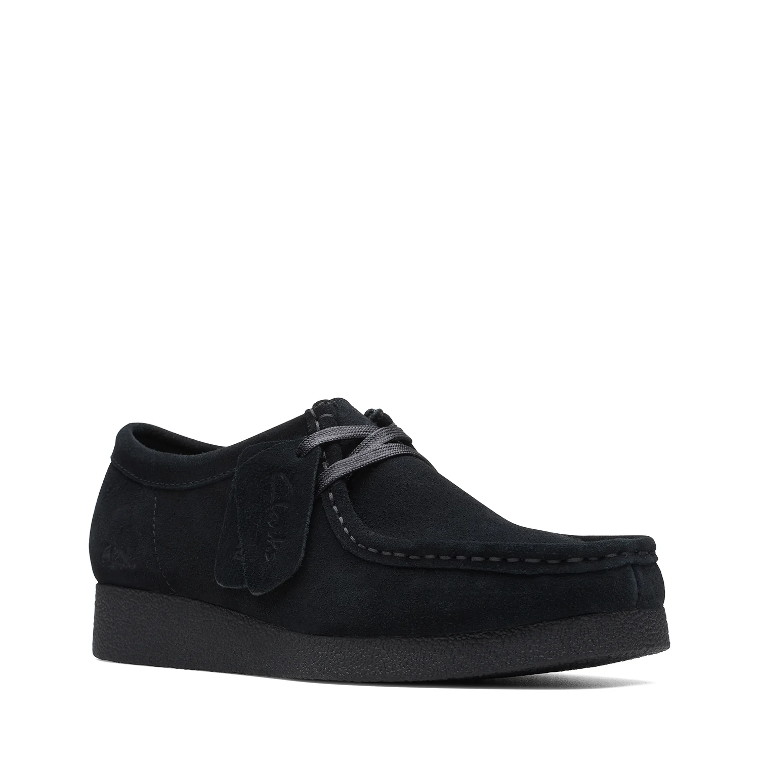 Womens - Wallabee Evo Osh Black Suede - Image 2